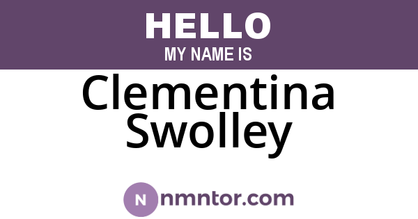 Clementina Swolley