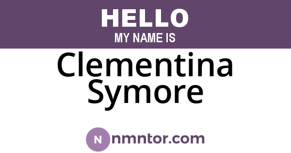 Clementina Symore