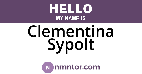 Clementina Sypolt
