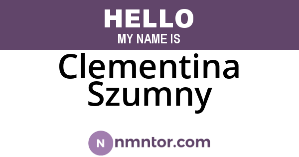 Clementina Szumny