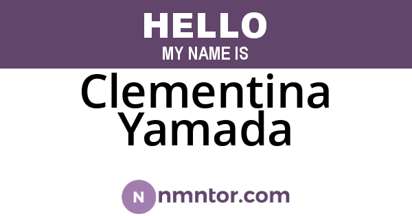 Clementina Yamada