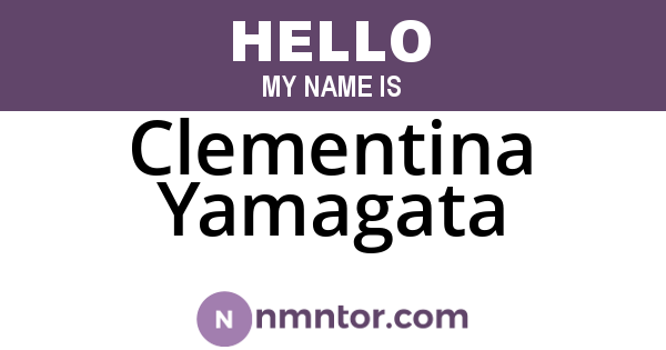 Clementina Yamagata