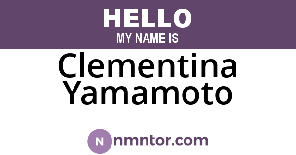 Clementina Yamamoto