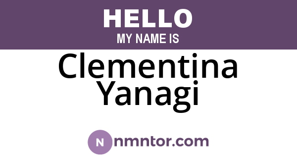 Clementina Yanagi