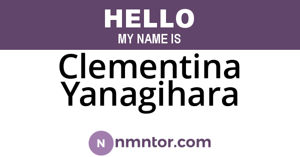 Clementina Yanagihara