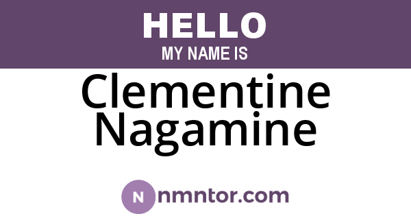 Clementine Nagamine