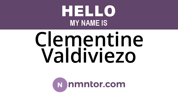 Clementine Valdiviezo