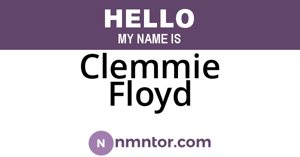 Clemmie Floyd