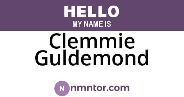 Clemmie Guldemond