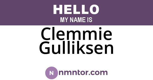 Clemmie Gulliksen