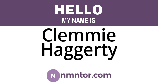 Clemmie Haggerty