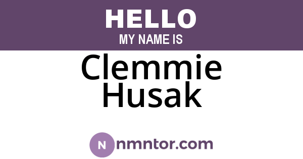 Clemmie Husak