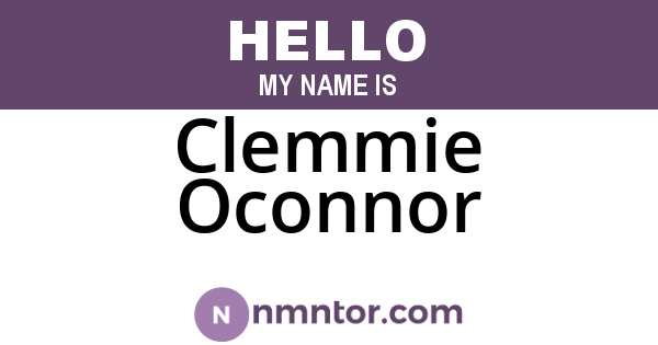 Clemmie Oconnor