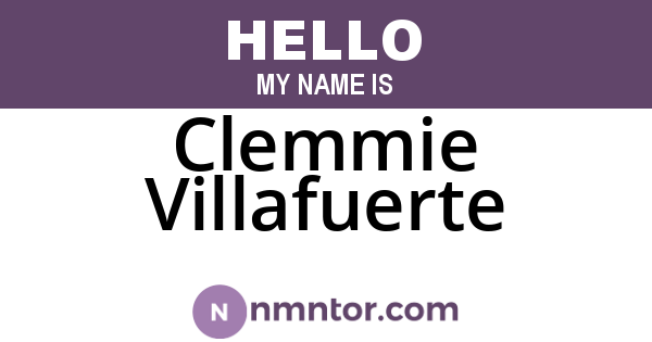 Clemmie Villafuerte