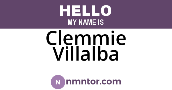 Clemmie Villalba