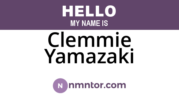 Clemmie Yamazaki