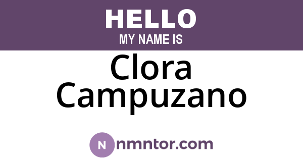 Clora Campuzano