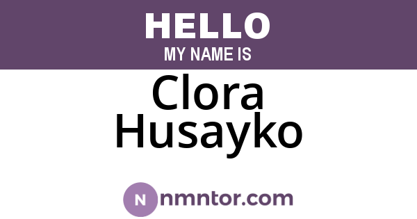 Clora Husayko