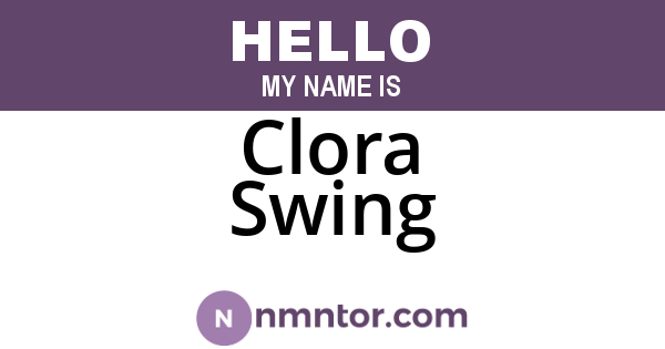 Clora Swing