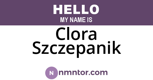 Clora Szczepanik