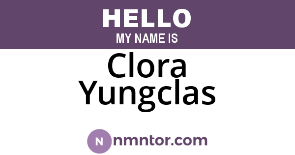 Clora Yungclas