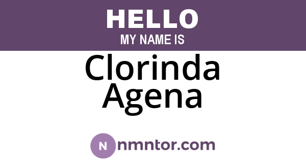 Clorinda Agena