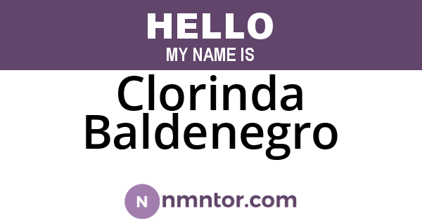 Clorinda Baldenegro
