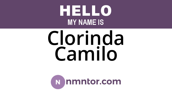 Clorinda Camilo