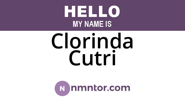 Clorinda Cutri