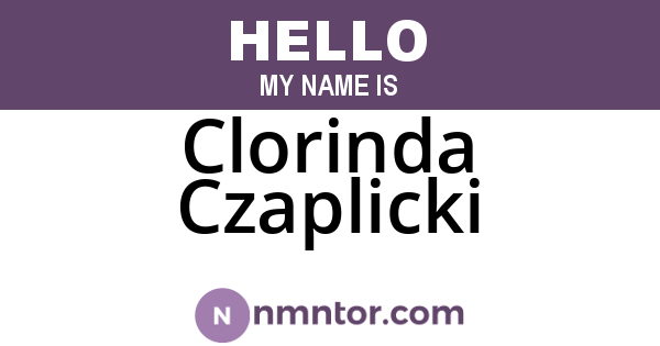 Clorinda Czaplicki