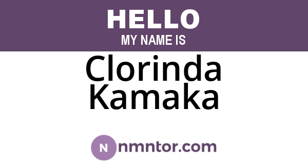 Clorinda Kamaka