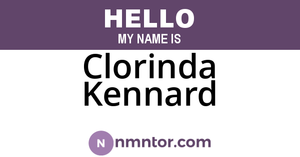 Clorinda Kennard