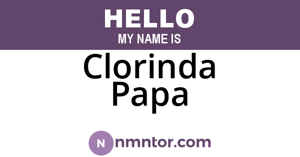 Clorinda Papa