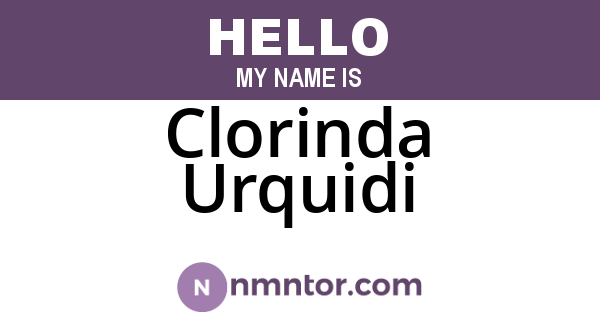 Clorinda Urquidi