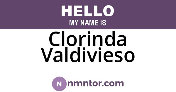 Clorinda Valdivieso