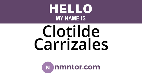 Clotilde Carrizales
