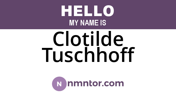 Clotilde Tuschhoff