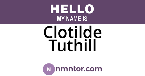 Clotilde Tuthill
