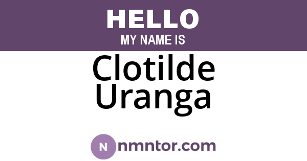 Clotilde Uranga
