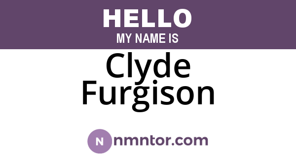 Clyde Furgison