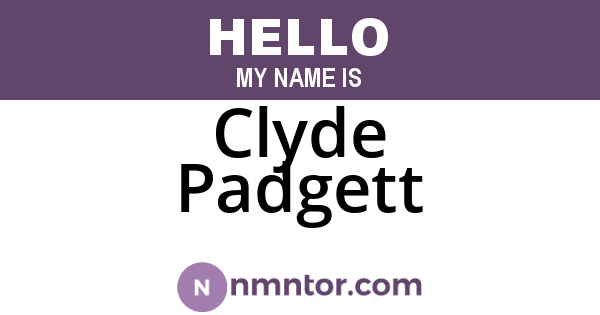 Clyde Padgett