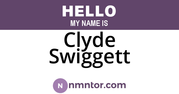 Clyde Swiggett
