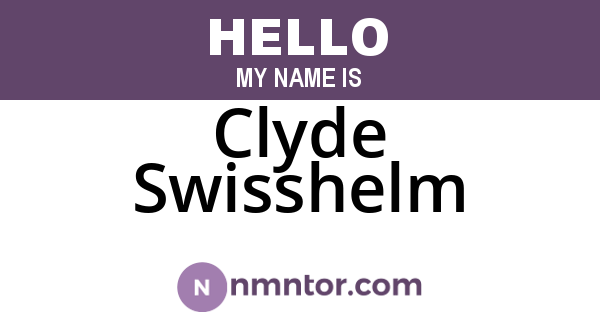 Clyde Swisshelm