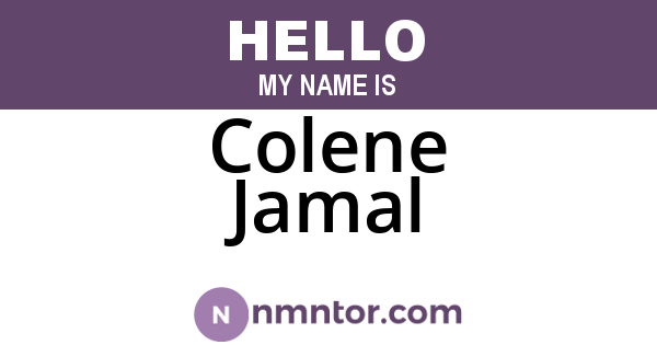Colene Jamal