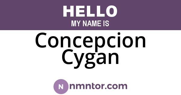 Concepcion Cygan