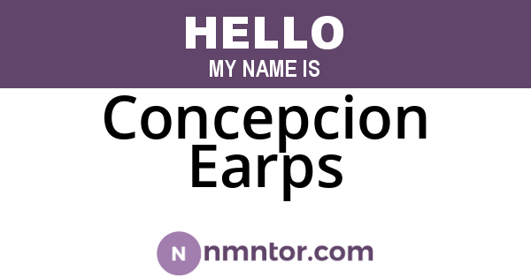 Concepcion Earps