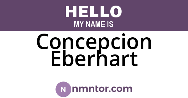 Concepcion Eberhart