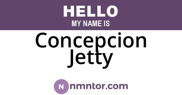 Concepcion Jetty
