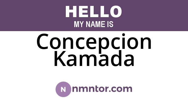 Concepcion Kamada