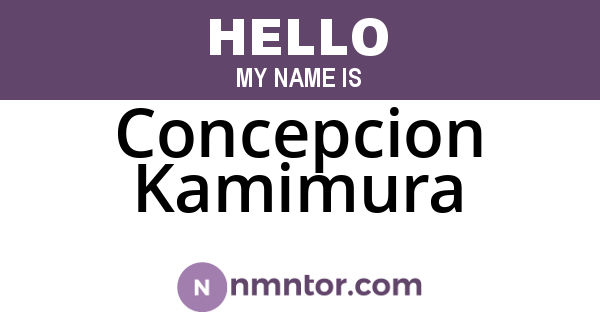 Concepcion Kamimura